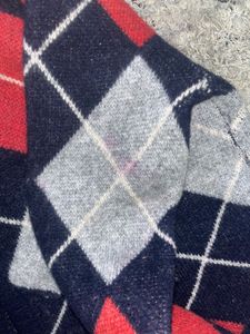 Vintage Argyle Wool Cardigan – Classic Preppy Knit