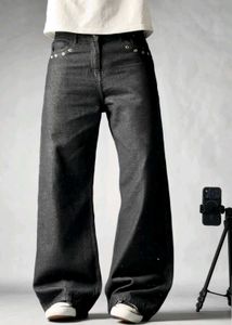Wide Leg RAW Denim Jeans