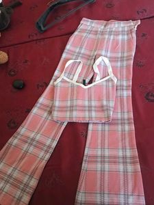 Korean Winter Corset Top and Pants