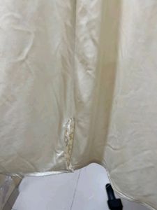 White Silk Gown. Small To Medium