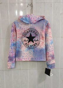 Converse Kids Multicolor Graphic Print Hoodie