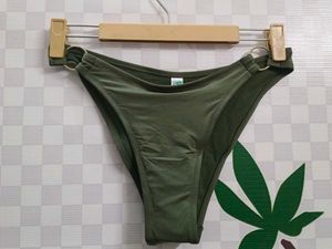 (1300)Olive Green Bikini Bottom
