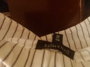 Striped Off-Shoulder Shirt