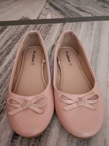 Cute Pink Bow Ballerina Flats