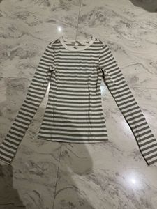 Striped Long Sleeve Top
