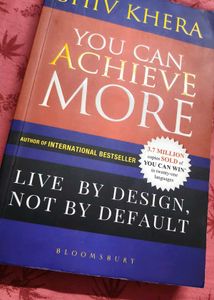 You Can Achieve More Book by Shiv Khera
