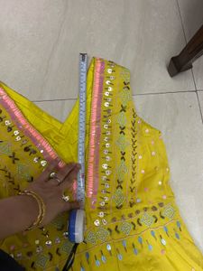 Yellow Embellished Jumpsuit