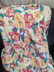 Vibrant Floral Print long skirt