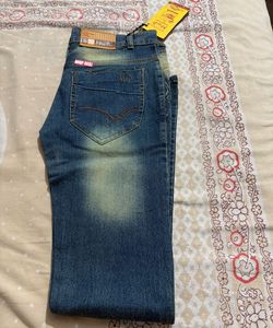Men Blue Mud Washed Jeans