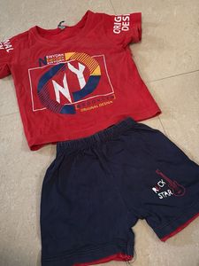 Boys NY Brooklyn Rock Star T-Shirt &amp; Shorts Set