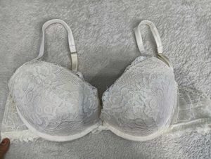 White,🇦🇮 Lace pedded, 🇲🇾 ❄️ Bra