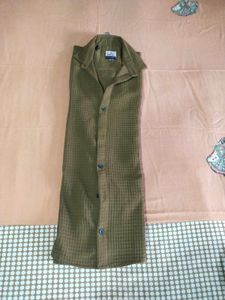 Men's Textured Long Sleeve Shirt