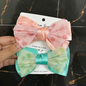 Cute Bow Hair Clip Set