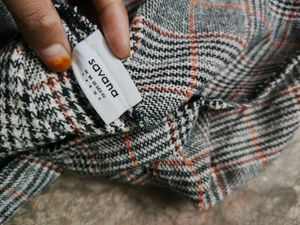 Plaid Pinafore Dress