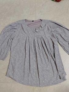 Chic Floral Print Tunic Top