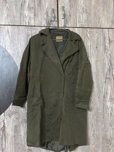 Olive Green Trench Coat