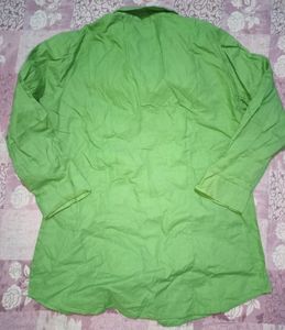 Green Button-Down Shirt