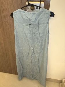 Embroidered Sleeveless Mini Dress