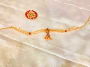 Elegant Pearl & Red Stone kamar bandh (pack of 2)