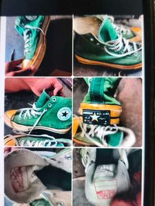 Converse All Star High Tops Green