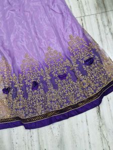 Elegant Lavender Lehenga and dupatta