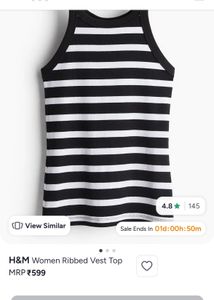 HnM Classic Striped Tank Top