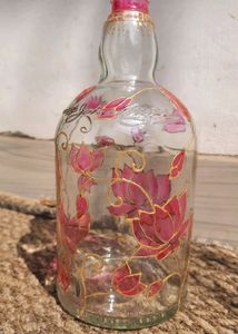 Lotus Bloom Light Bottle Art