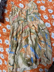 Boho Tropical Print Sundress