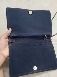 Exported Beaded Ethnic Clutch with Chain
