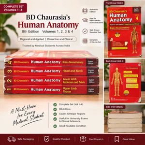 BD Chaurasia's Human Anatomy Complete Set