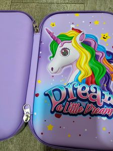 7D Unicorn Big Pencil Pouch