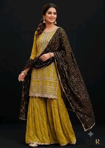 Elegant Kurta Garara Set