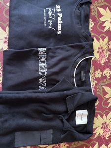 Men's Black Polo T-Shirt
