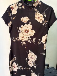 Floral Print Bodycon Dress