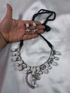 Any 1 Durzzy Stone Hasli necklace set