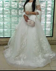 White Fairy Like Gown