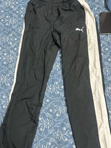 Puma Track Pants Black White