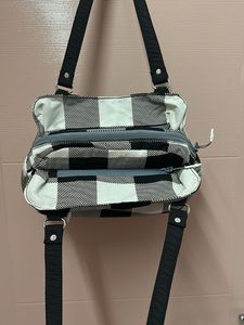 Plaid shoulder bag