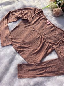 Soft Ruched Long Sleeve Top
