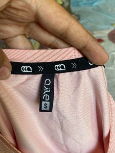 Pink Textured T-Shirt Jersey