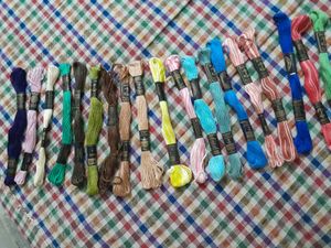 Embroidery Floss Skeins - 25 Assorted Colors