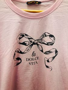 Pink 'La Dolce Vita' Tee