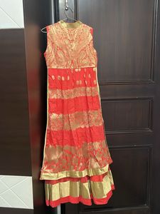 Pure Banarsi Anarkali Suit Set