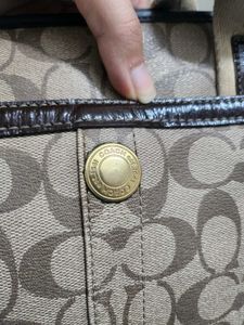 og Coach Signature heritage bag 🤎🧸