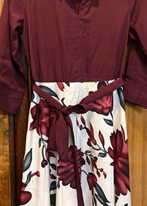 Floral Print Maxi Dress
