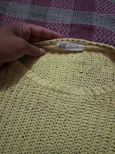 H&M Yellow Knit Top