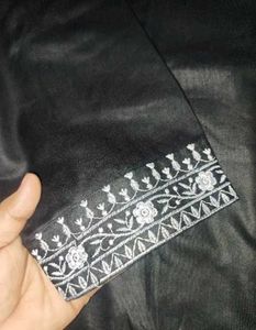Black Embroidered Kurti