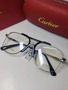 Silver Cartier Eyeglasses with Case
