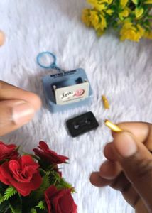 Heart shaker Resin Keychain - Unique &amp; Handmade