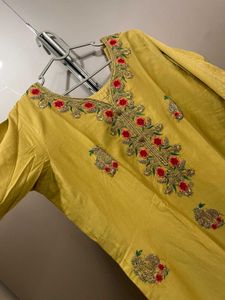 Mustard Yellow Kurta & Shalwar